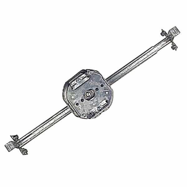 Steel City 15.8 cu in Octagon Galvanized Steel Electrical Box w/Hanger Bar Silver