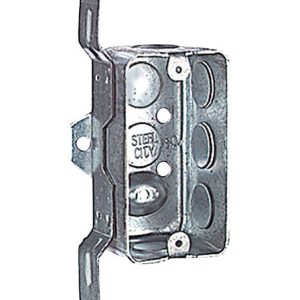 Steel City 13 cu in Rectangle Galvanized Steel 1 gang Utility Handy Box Silver
