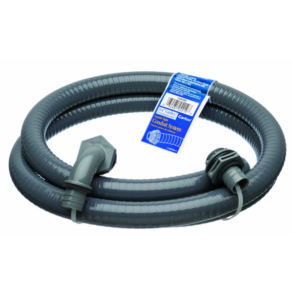Carlon 3/4 in. D X 6 ft. L PVC Conduit Kit For LFNC-B