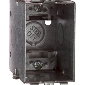 Steel City 12.5 cu in Rectangle Galvanized Steel 1 gang Switch Box Silver