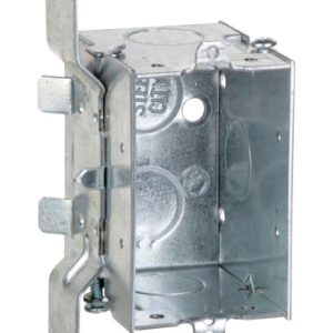Steel City 12.5 cu in Rectangle Galvanized Steel 1 gang Switch Box Silver