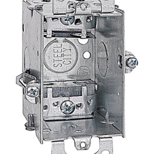 Steel City 12.5 cu in Rectangle Galvanized Steel 1 gang Switch Box Silver