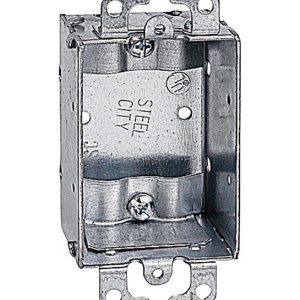 Steel City 7.5 cu in Rectangle Steel Switch Box Silver