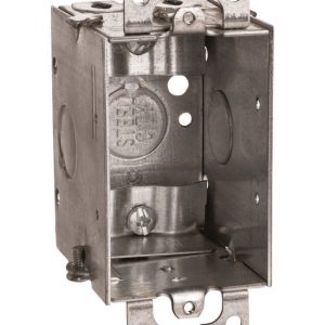 Steel City 12.5 cu in Rectangle Galvanized Steel 1 gang Switch Box Silver