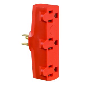 Leviton Polarized 3 outlets Outlet Adapter Surge Protection 1 pk