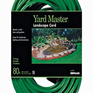 Woods Yard Master Outdoor 80 ft. L Green Extension Cord 16/3