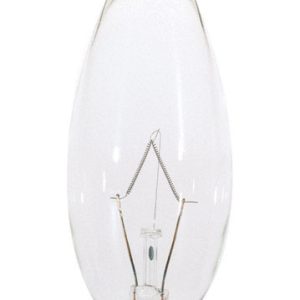 Satco 25 W CA8 Decorative Incandescent Bulb E12 (Candelabra) Warm White 2 pk