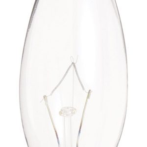 Satco 60 W CA10 Chandelier Incandescent Bulb E12 (Candelabra) Soft White 2 pk