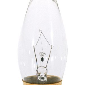Satco 40 W CA10 Decorative Incandescent Bulb E26 (Medium) Warm White 2 pk