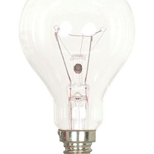 Satco 60 W A15 A-Line Incandescent Bulb E12 (Candelabra) Soft White 2 pk