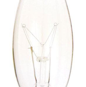 Satco 15 W CA9 Decorative Incandescent Bulb E12 (Candelabra) Soft White 1 pk