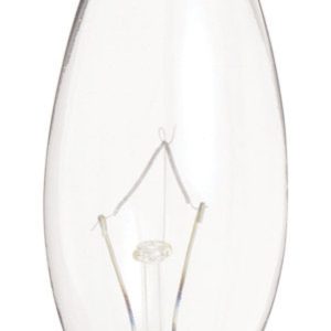 Satco 60 W CA10 Decorative Incandescent Bulb E12 (Candelabra) Soft White 1 pk