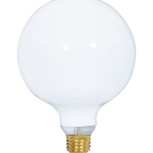 Satco 60 W G40 Globe Incandescent Bulb E26 (Medium) Soft White 1 pk