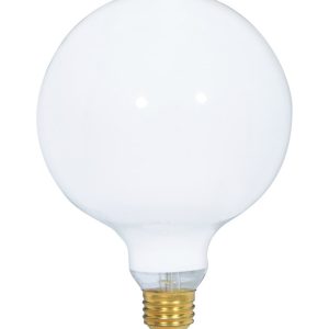 Satco 100 W G40 Globe Incandescent Bulb E26 (Medium) Soft White 1 pk