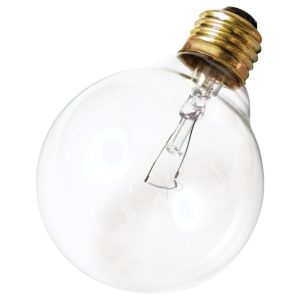 Satco 25 W G25 Decorative Incandescent Bulb E26 (Medium) Soft White 1 pk