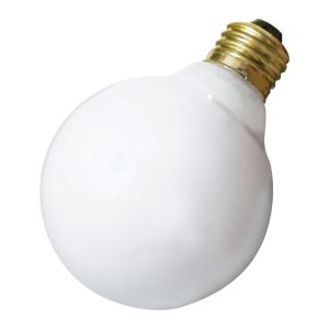 Satco 40 W G25 Decorative Incandescent Bulb E26 (Medium) Soft White 1 pk