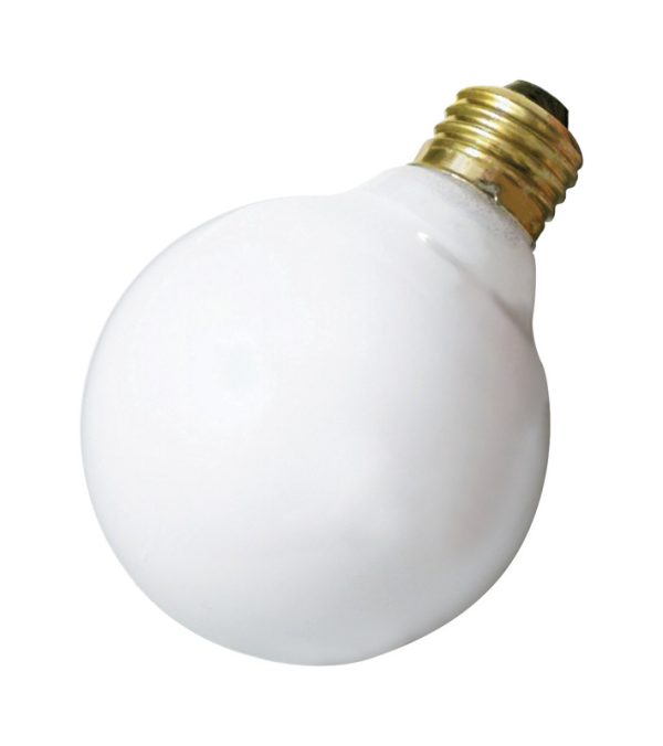 Satco 40 W G25 Decorative Incandescent Bulb E26 (Medium) Soft White 1 pk