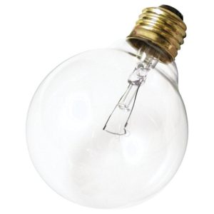 Satco 40 W G25 Decorative Incandescent Bulb E26 (Medium) Soft White 1 pk
