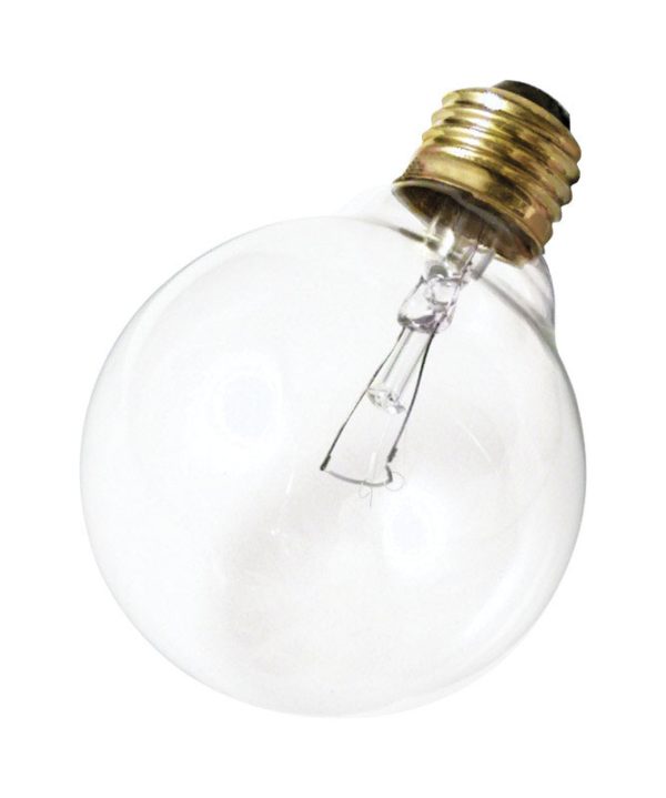 Satco 40 W G25 Decorative Incandescent Bulb E26 (Medium) Soft White 1 pk