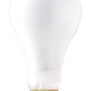 Satco 150 W A21 A-Line Incandescent Bulb E26 (Medium) Soft White 1 pk