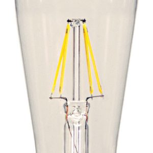 Satco LED Filament ST19 E26 (Medium) LED Bulb Warm White 60 Watt Equivalence 1 pk
