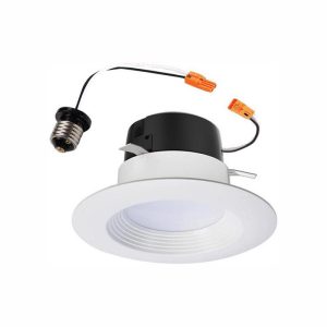 Halo Matte White 4 in. W Plastic LED Retrofit Kit 8 W