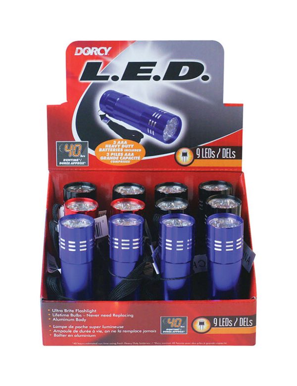 Dorcy Assorted LED Flashlight AAA Battery
