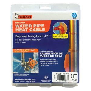 Frost King 6 ft. L Heating Cable For Roof and Gutter/Water Pipe