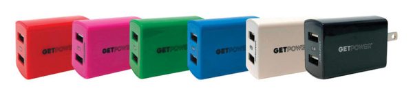 GetPower USB to AC Home Adapter 1 pk