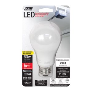 Feit Electric A19 E26 (Medium) LED Bulb Bright White 60 Watt Equivalence 1 pk