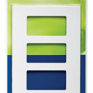 Leviton Decora Plus White 3 gang Polycarbonate Rocker Screwless Wall Plate 1 pk