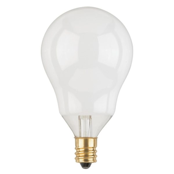 Westinghouse 40 W A15 Decorative Incandescent Bulb E12 (Candelabra) Warm White 2 pk