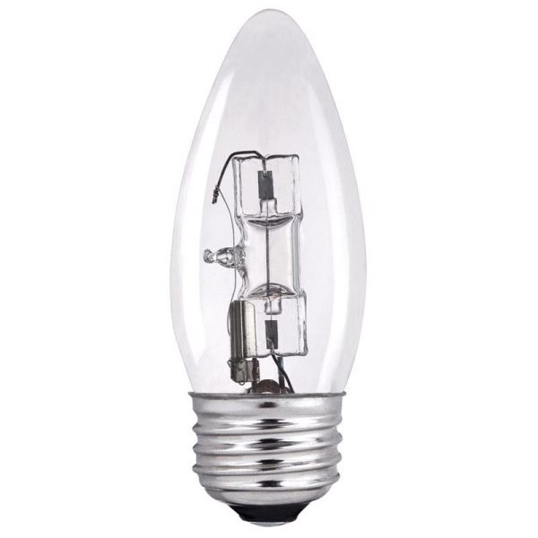 Westinghouse 43 W B11 Decorative Halogen Bulb 750 lm Warm White 2 pk