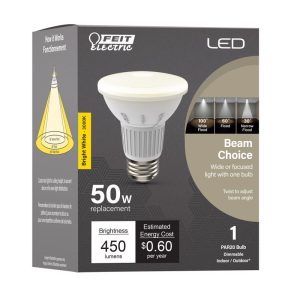 Feit Electric Intellibulb PAR20 E26 (Medium) LED Bulb Bright White 50 Watt Equivalence 1 pk