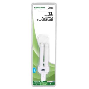 Feit Electric 13 W PL 4.34 in. L CFL Bulb Soft White Track and Recessed 2700 K 1 pk