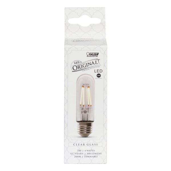 Feit Electric T10 E26 (Medium) LED Bulb Soft White 40 Watt Equivalence 1 pk