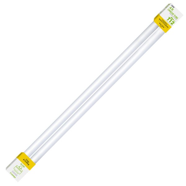 Feit Electric 40 W T12 1.5 in. D X 48 in. L Fluorescent Bulb Warm White Linear 3000 K 2 pk