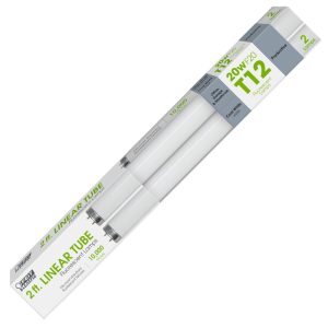 Feit Electric 20 W T12 1.5 in. D X 24 in. L Fluorescent Bulb Cool White Linear 4100 K 2 pk