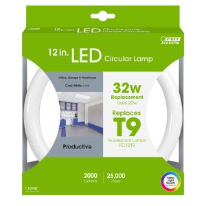 Feit Electric Plug & Play T8 Cool White G10Q Circular LED Bulb 32 Watt Equivalence 1 pk