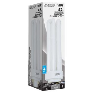 Feit Electric 42 W PL 6.59 in. L CFL Bulb Cool White Specialty 4100 K 1 pk