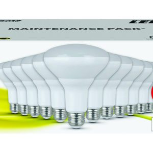 Feit Electric BR30 E26 (Medium) LED Bulb Soft White 65 Watt Equivalence 12 pk
