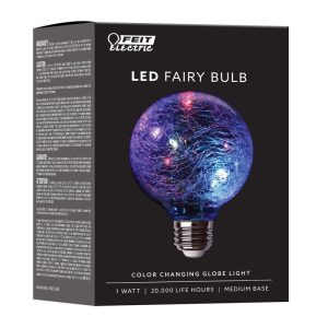 Feit Electric Fairy G25 E26 (Medium) LED Bulb Multi-Colored 1 pk