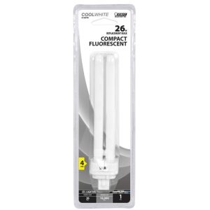 Feit Electric 26 W PL 6.75 in. L CFL Bulb Cool White Compact 4100 K 1 pk