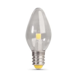 Feit Electric C7 E12 (Candelabra) LED Bulb Daylight 7 Watt Equivalence 4 pk