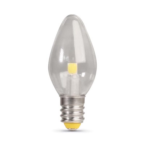 Feit Electric C7 E12 (Candelabra) LED Bulb Daylight 7 Watt Equivalence 4 pk