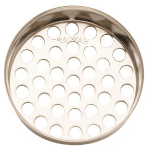 Plumb Pak Keeney 1-3/8 in. D Polished Chrome Metal Strainer Basket Silver