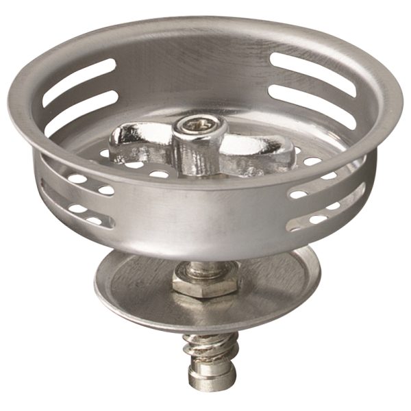Plumb Pak 3-1/2 in. D Stainless Steel Stainless Steel Strainer Basket Silver