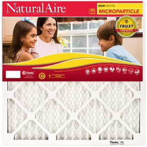 NaturalAire 24 in. W X 24 in. H X 1 in. D Synthetic 10 MERV Pleated Microparticle Air Filter 1 pk