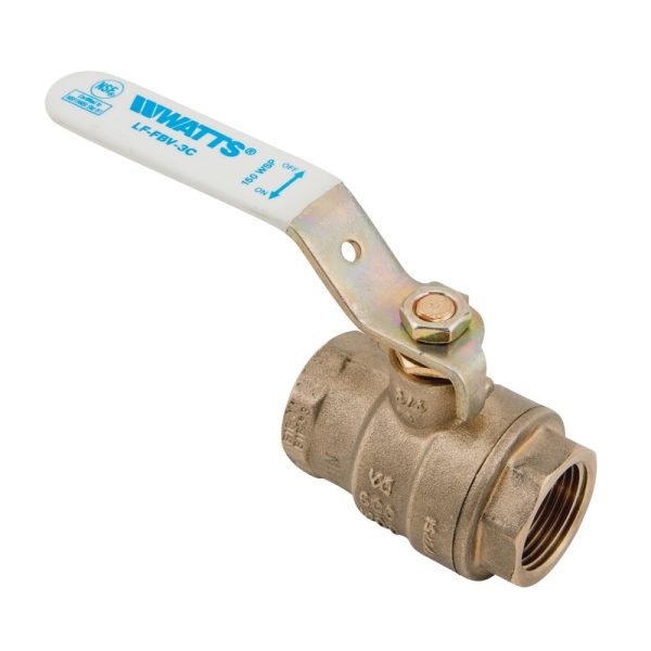 Watts 1-1/2 in. Brass Threaded Ball Valve Full Port