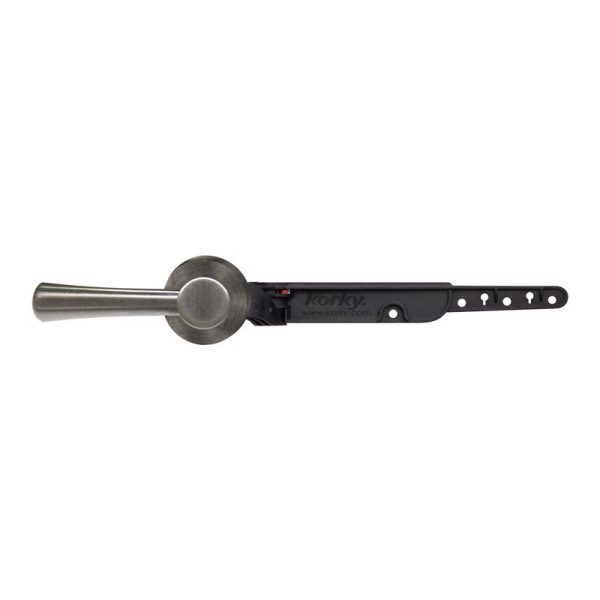 Korky StrongArm Flush Handle Brushed Nickel Metal For Universal
